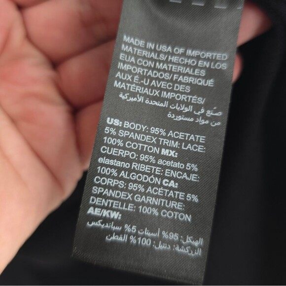 Chicos Travelers Lace Detail Cardigan Jacket Slinky Open Front Black NWT - Picture 10 of 16